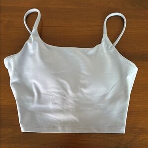 Pink lily Women's light blue Spaghetti Strap sports bra size medium